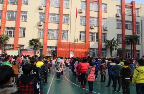 凤台县古城小学大课间活动精彩纷呈