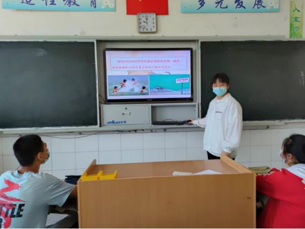 淮南十三中开展防溺水系列活动